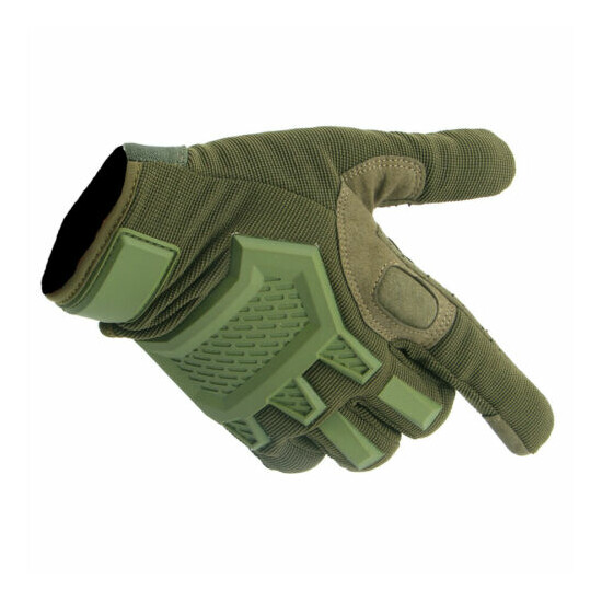 Tactical Army Full Finger Gloves Touch Screen Military Anti-skid Glove Men Women {4}