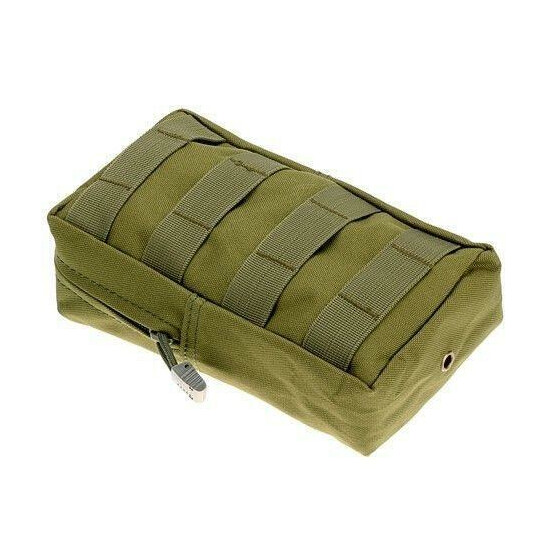 Tactical Molle Pouch Bag Utility EDC Pouch for Backpack Outdoor Waist Belt Pack {12}