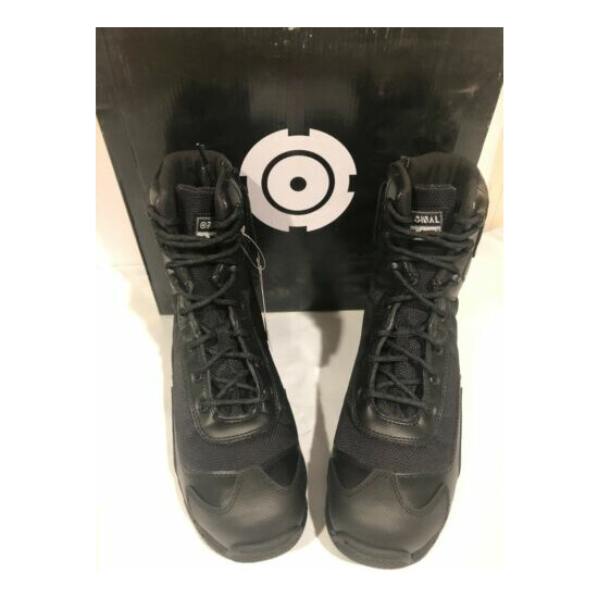 Original S.W.A.T. Men's H.A.W.K. 9" Side Zip EN Tactical Boot, 10W Black {1}
