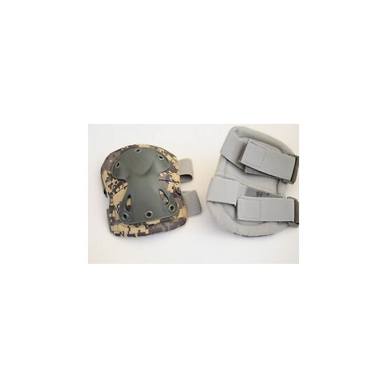9MM TACTICAL X-TAK KNEE PADS DIGITAL CAMO SIZE LARGE NEW {1}