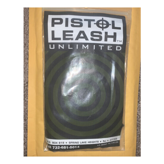 New- Pistol Leash Unlimited Black Combat Pistol Coiled Leash - CPL99 {1}