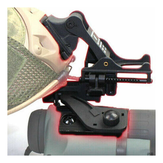  Tactical Airsoft FAST Helmet Mount + J Arm For yukon Spartan 4X50 Night Vision {1}