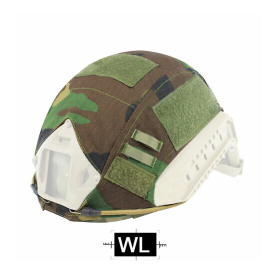 Tactical Camo Helmet Cover Skin For Airsoft Protective Gear BJ PJ MH Fast Helmet {19}