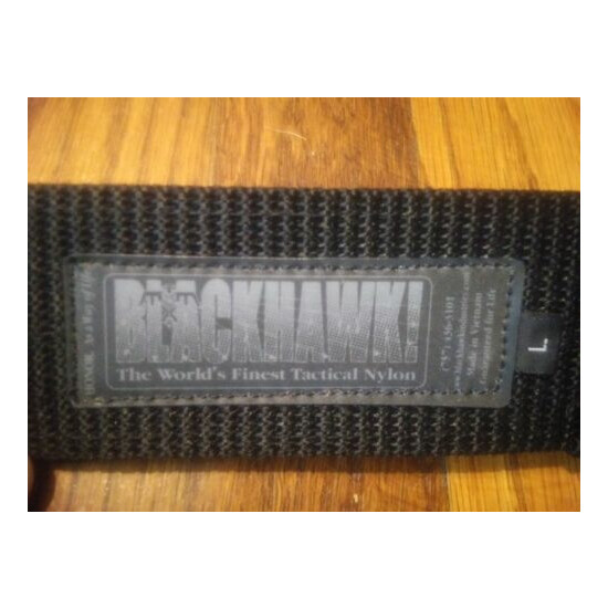Blackhawk Law Enforcement Tactical Molded Tactical Nylon Duty Belt Black Large {2}
