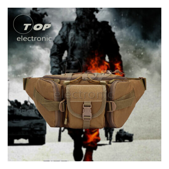 Outdoor Utility Tactical Belt Bag Waist Pack Pouch Military Camping Hiking Molle {1}