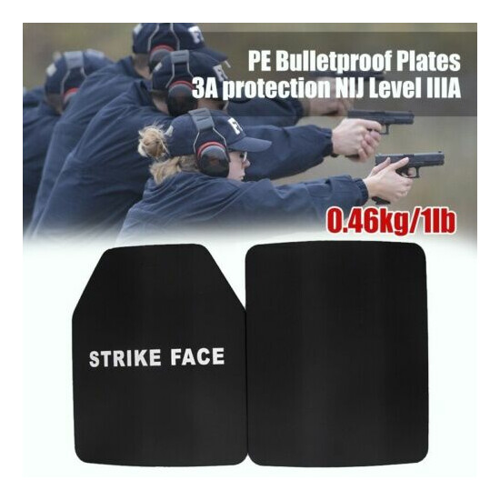 Ultra-Light PE IIIA Bulletproof Plate Safety Gear Armor Stand Alone Panel 10mm {1}