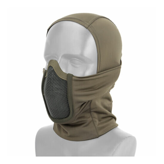 Tactical Full Face Mask Balaclava Mask Helmet Liner Cap CS Mask Hunting Outdoor {17}