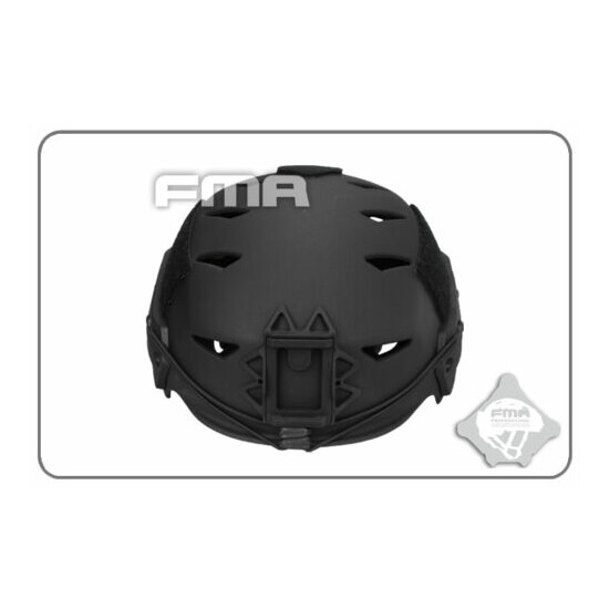 FMA MIC FTP BUMP Helmet EX Simple System Tactical Airsoft Black / Sand {4}
