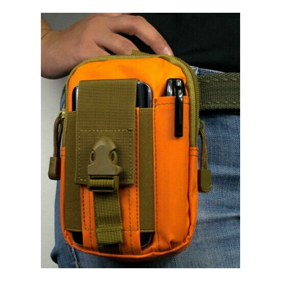 Tactical EDC Utility Gadget Waist Bag Military Molle Pouch Belt Holster Mini Bag {6}