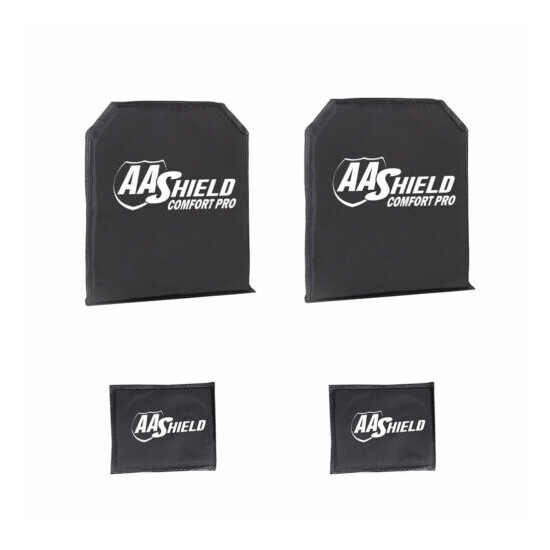 AA Shield Comfort-Pro Bulletproof Soft Body Armor Plate NIJ 3A&HG2 10x12-T1&6x8 {1}