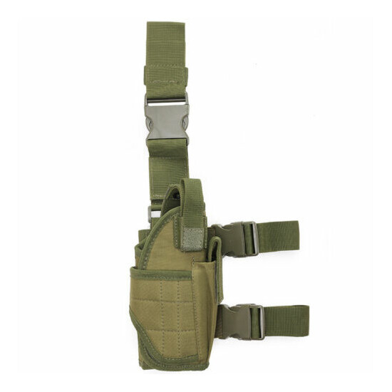 Outdoor Adjustable Hunting Molle Tactical Pistol Gun Holster Bullet Pouch Holder {18}
