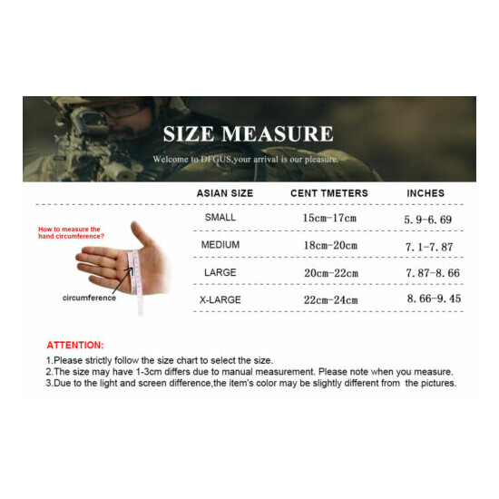 MensTactical Combat Gloves Army Military Outdoor Full Finger Hunting Gloves USA {7}