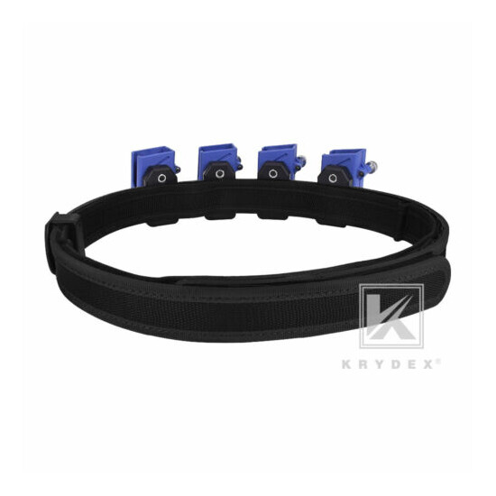 KRYDEX IPSC USPSA 1.5 in Competition Belt Race Shooting Belt 2 Belt System Blue {6}
