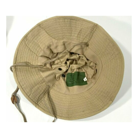 NEW MIL-SPEC G.I. STYLE HOT WEATHER BOONIE HAT MIL-H-44105-20-6451 SAND 7 3/4 {4}