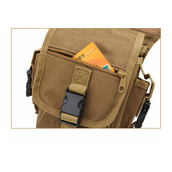 Waterproof Fanny Pack Tactical Military Drop Leg Bag Hip Belt Waist Pack Hiking {17}