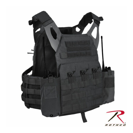 Rothco LACV Side Radio Pouch Set - Vest Accessory in Black orCoyote {4}