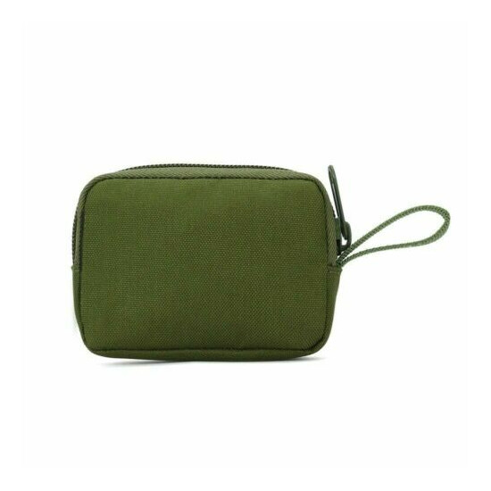 Tactical Military Mini Wallet MOLLE Pouch EDC Nylon Key Purse Money Fanny Bag US {10}