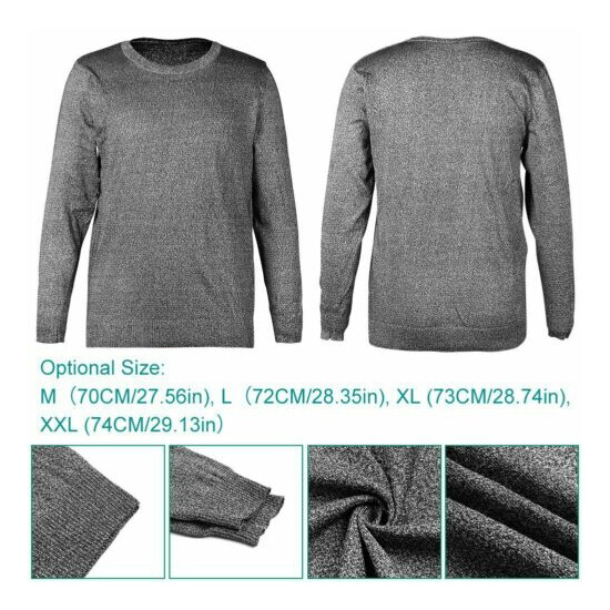Cut Resistant Anti Slash Clothes Level 5 Protective Equipment Round Neck Shirt {2}