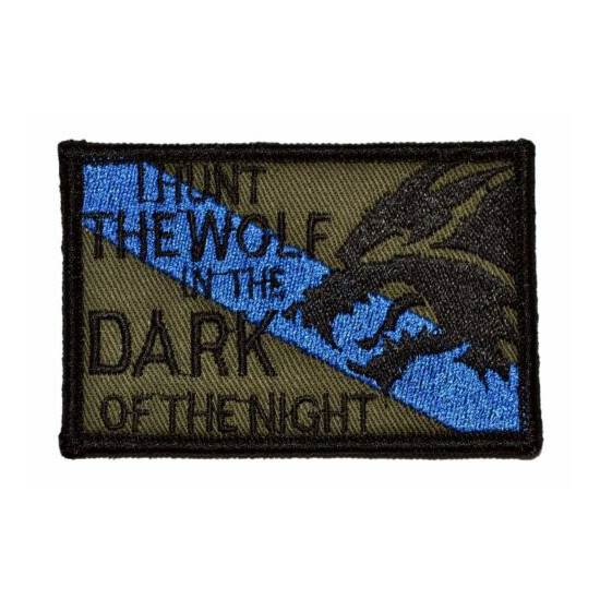 Sheepdog Hunt The Wolf - 2x3 Patch {9}