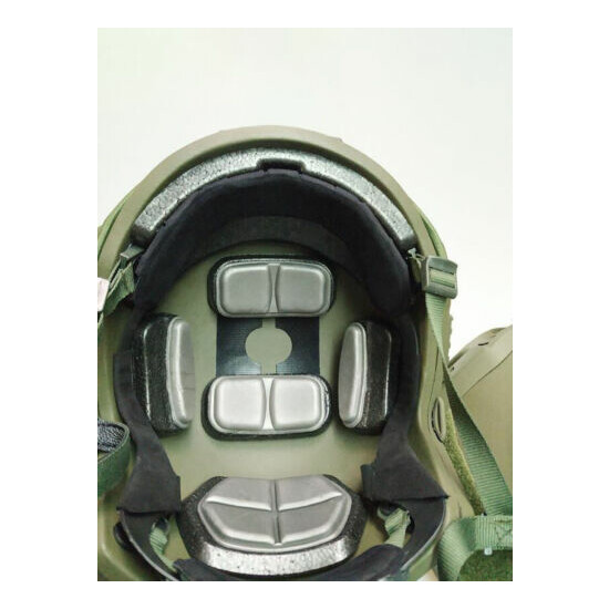 UHMW-PE Ballistic 3A Bullet Proof Helmet + Bullet proof Face Guard Shield Mask {8}
