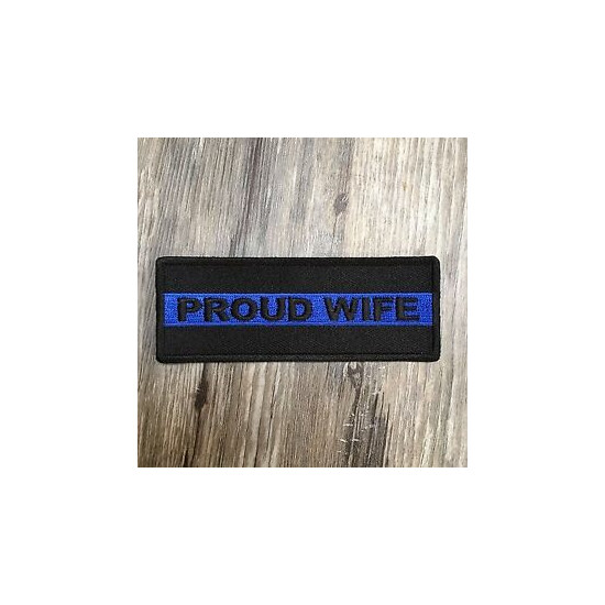 Thin Blue Line Proud Wife Patch, Law Enforcement  {1}