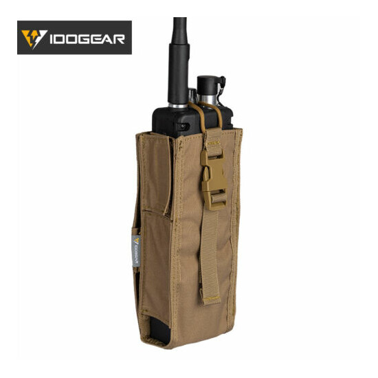 IDOGEAR Tactical Radio Pouch For PRC148/152 Walkie Talkie Holder MBITR MOLLE {15}