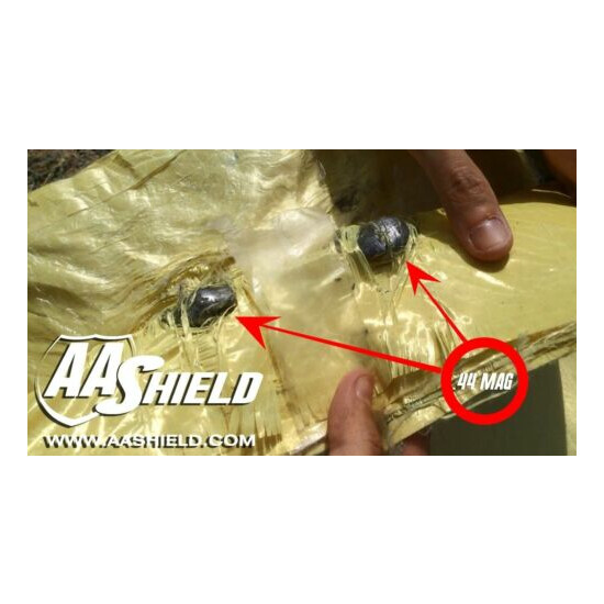AA Shield Defender Bulletproof Soft Armor Aramid Panel IIIA&HG2 10x12-T1&6x6 Kit {3}