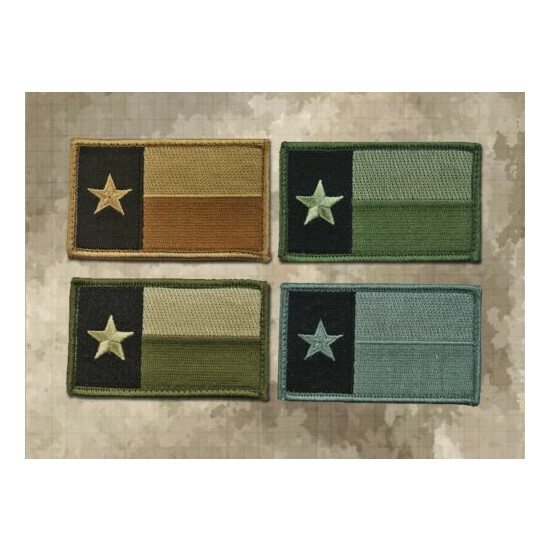 Subdued TEXAS State Flag Morale Patch {1}