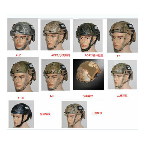 M Size 3A Ballistic bulletproof Aramid Fiber Maritime Helmet Headwear 14 Colors {1}