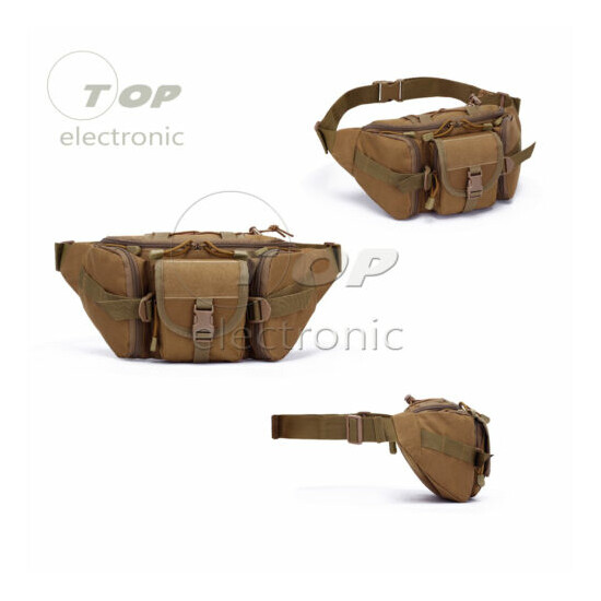 Outdoor Utility Tactical Belt Bag Waist Pack Pouch Military Camping Hiking Molle {8}