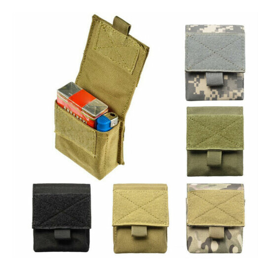 Tactical Molle Cigarettes Lighter Pouch EDC Utility Cigar Waist Pack Case Bags {1}