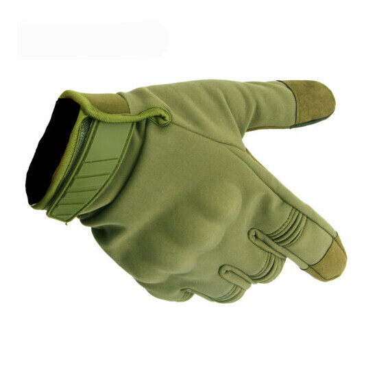Tactical Gloves Outdoor Hunting Combat Airsoft Hard Knuckle Full Finger Military {14}