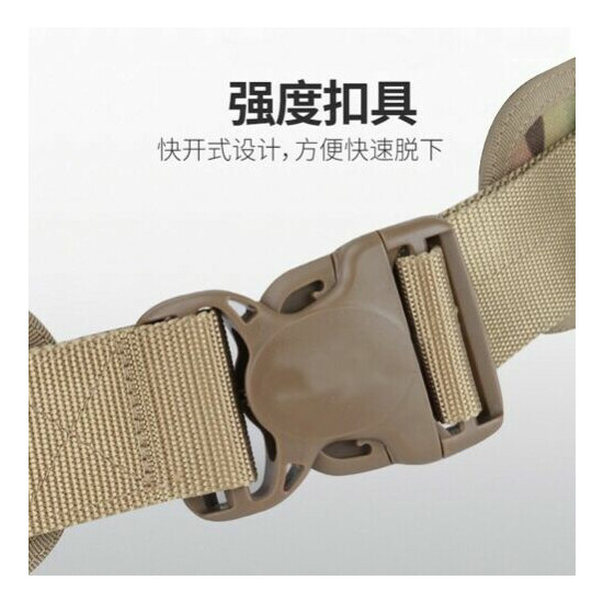 1000D Nylon Tactical Buckle Molle Belt Waist Band Girdle Corset Hook & Loop Size {3}