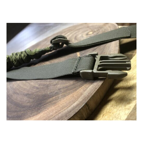 Tactical Chest Rig Bungee Strap, Ranger Green/TN. {5}