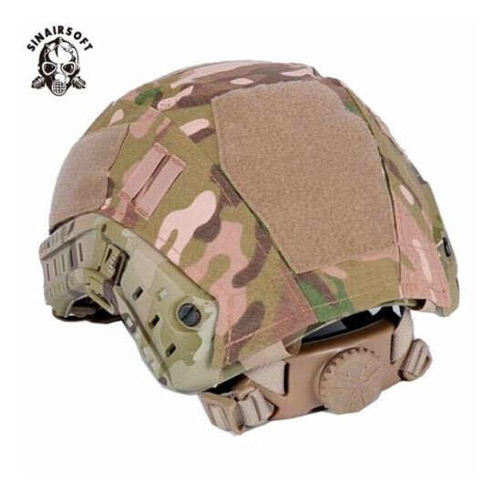 Tactical Camo Helmet Cover Skin For Airsoft Protective Gear BJ PJ MH Fast Helmet {6}