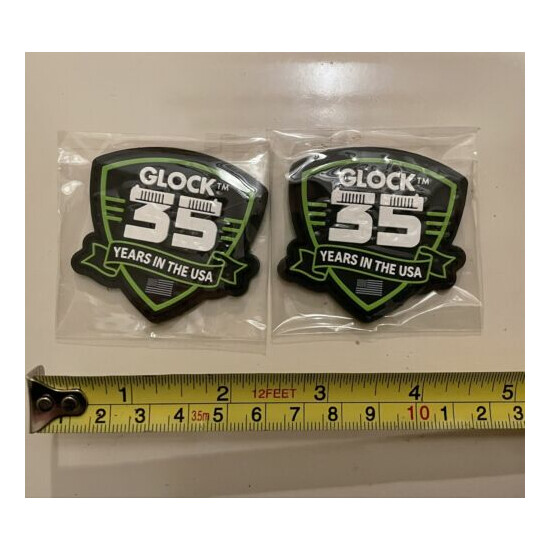 GLOCK 35th Anniversary patch (Hook &Loop) 2 patches for sale {1}