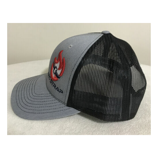 Arc Strap Richardson Brand Motorcross Boot Stap Snapback Hat Gray And Black {2}