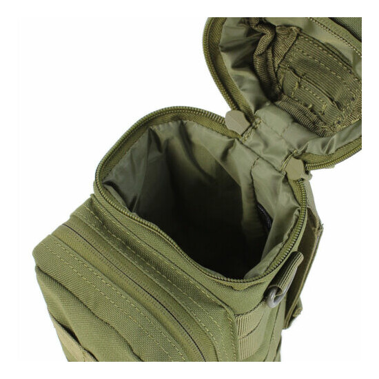 OD Green Molle Hydration Pouch Water Bottle Carrier Storage Holder Utility Bag {3}