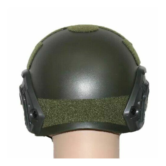 Tactical Helmet With Glass Goggles Fast Airsoft Military Protective Hunting CS {7}