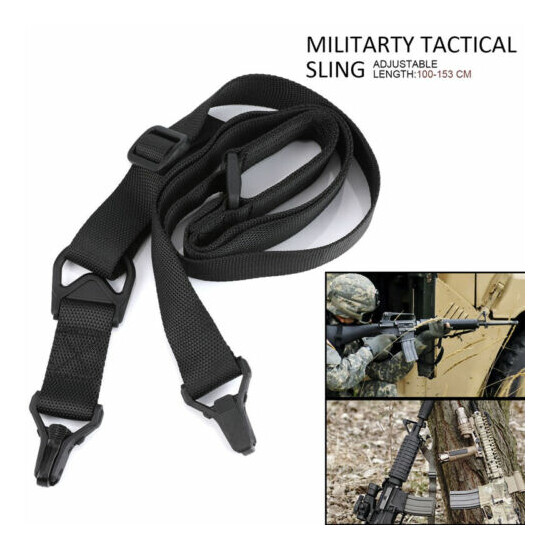 1.2" Rifle Sling Quick Detach Tactical Swivel Sling 1 /2 Point Multi Mission {2}