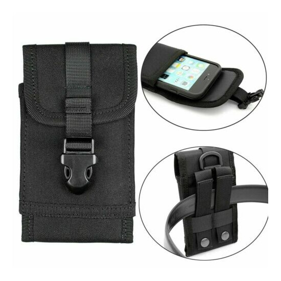 Universal Tactical Molle Cell Phone Pouch Belt Pack Bag Waist Pouch Case Pocket {5}