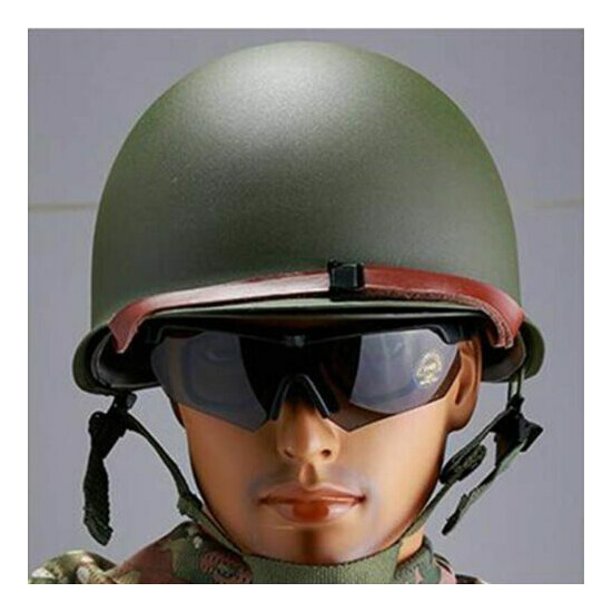 Tactical Steel Helmet Abs Military Army Headwear Equipment With Net {14}