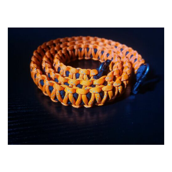 Safety Orange 550 lbs. Paracord Rifle Sling *2 Layers* {1}