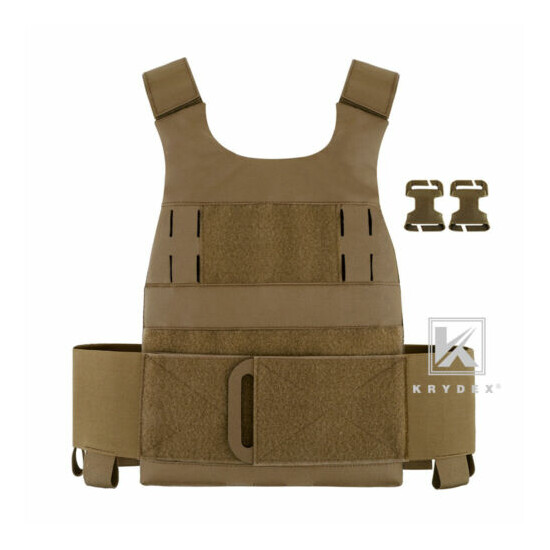 KRYDEX Low Vis Slick Plate Carrier Low Profile Tactical FCS Body Armor Carrier {2}