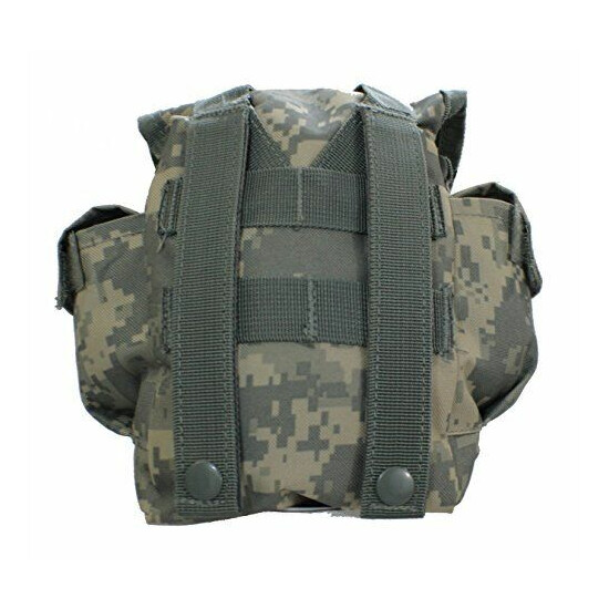NEW Military Style Tactical Survival MOLLE 1 qt Canteen Cover Pouch COYOTE TAN {2}