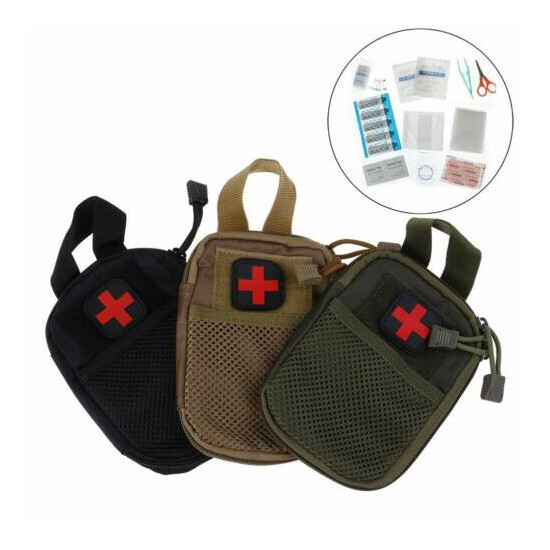 Nylon Tactical MOLLE Rip Away EMT IFAK Medical Pouch First Aid Kit Utility Bag {4}