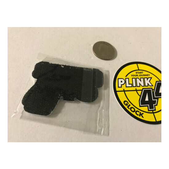 Shot Show Glock Promo Lot G44 Gun Morale Patch & Plink 44 Sticker Decal Lot New {3}