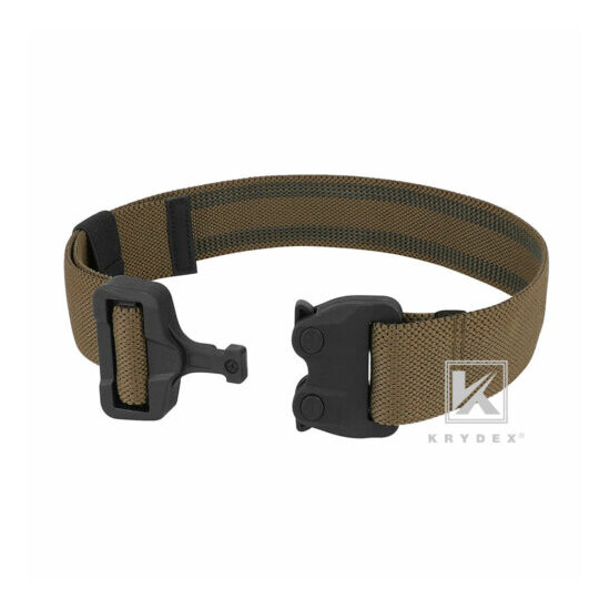 KRYDEX Tactical Thigh Strap Elastic Band for Drop Hanger Holster Coyote Brown {5}
