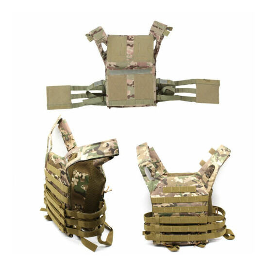 Tactical Operator Plate Carrier Chest Rig Tactical Vest Black Vest Optional 600D {1}