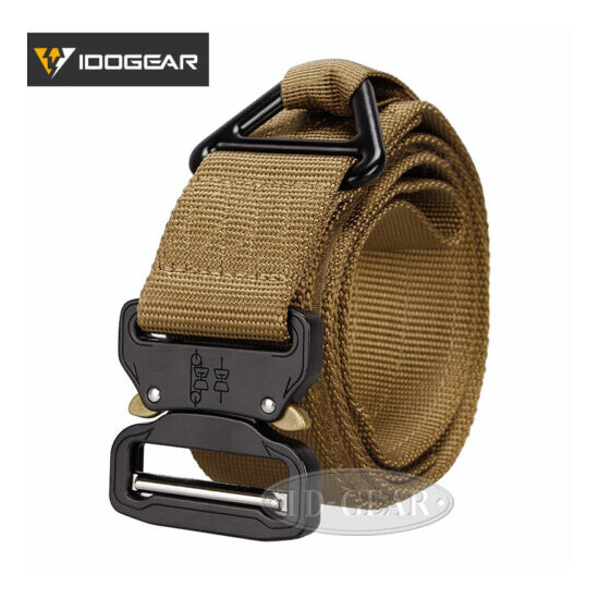 IDOGEAR Tactical Belt Riggers Army Belt Quick Release CQB 1.75 Inch Airsoft Gear {13}